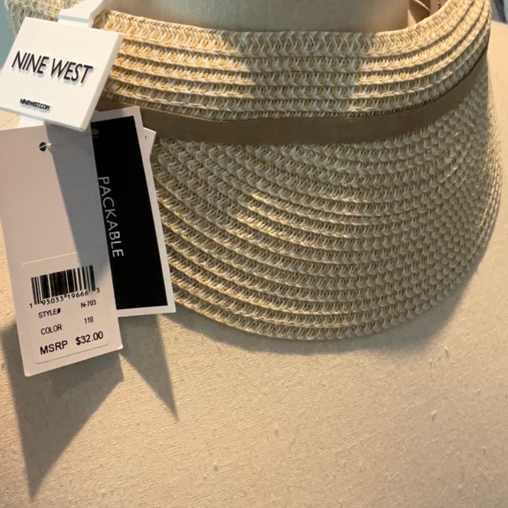 Nine West Women's Tan Packable Visor